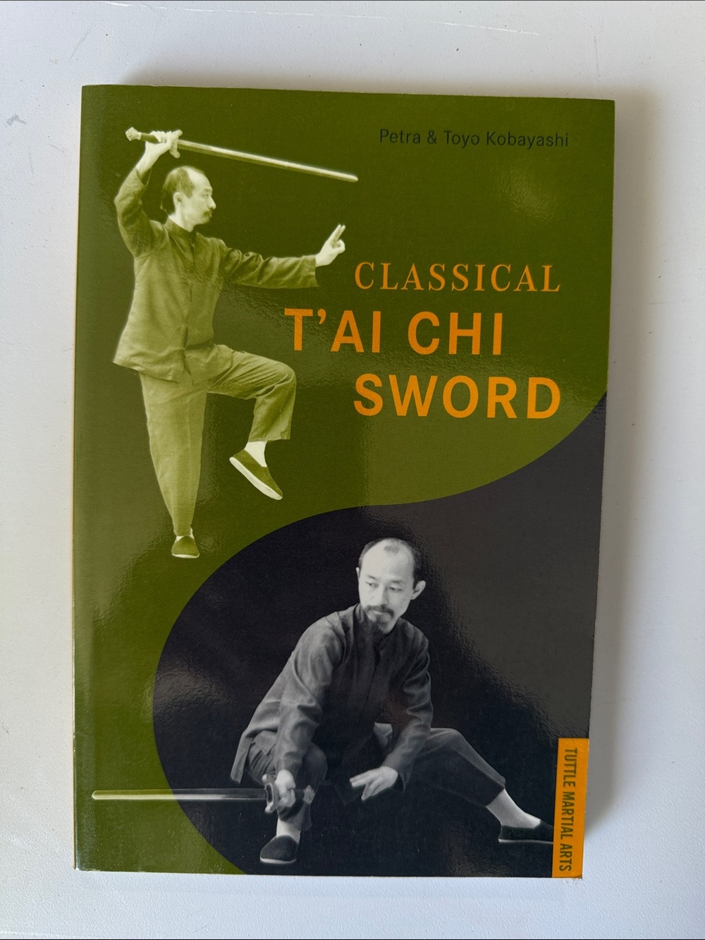 Classical T'ai Chi Sword - Olive Green Cover Book by